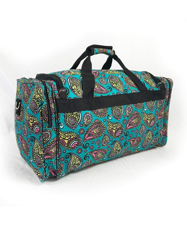 23 in Duffel Bag- Paisley Turquoise-AE9523PL - Paisley Turquoise ...