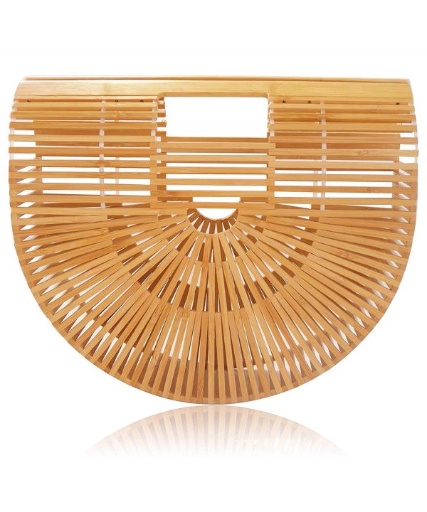 Bamboo Handbag without Handmade Natural - Natural Without Liner ...