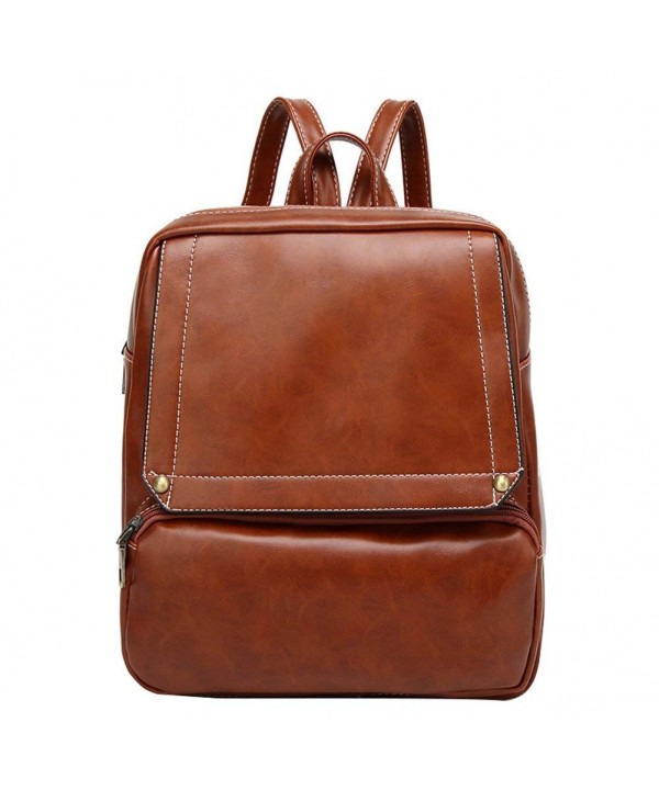 Women Leather Backpack Purse Satchel Shoulder School Bags for College ...