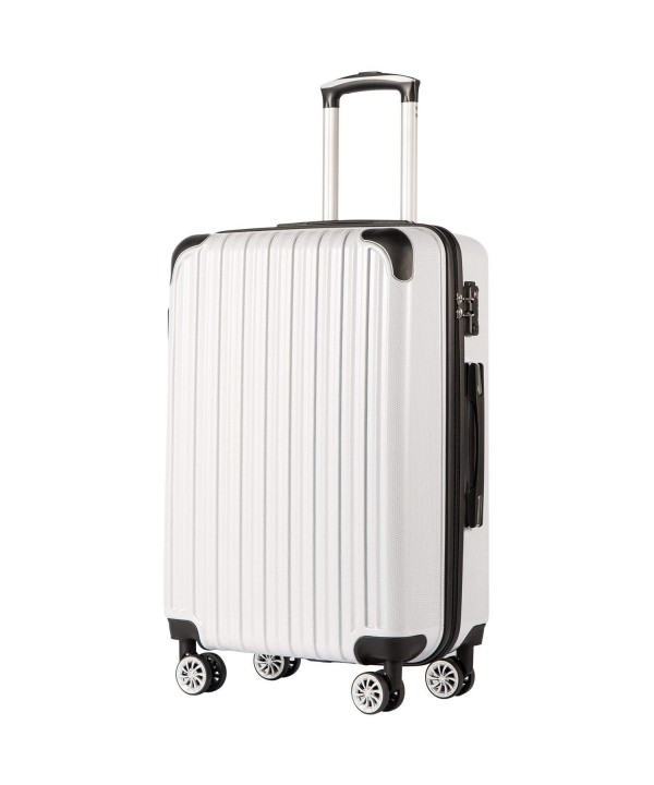 Coolife Luggage Expandable Suitcase Spinner