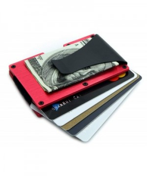 RFID Blocking Front Pocket - Aluminum Slim Wallet/Travel Money Clip ...