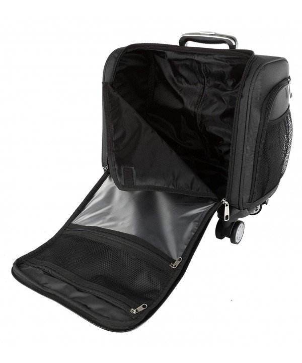 Four Wheeled Spinner Under Seat Carry On Multiple Compartments