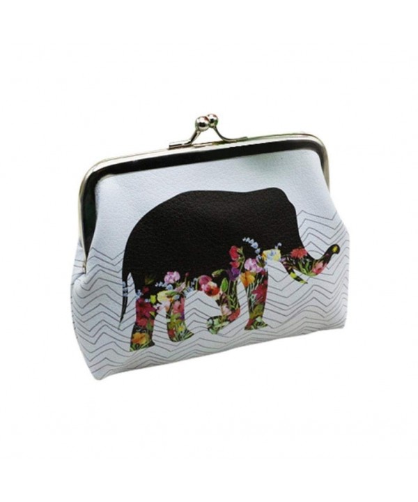 Leoy88 Womens Elephant Wallet Handbag