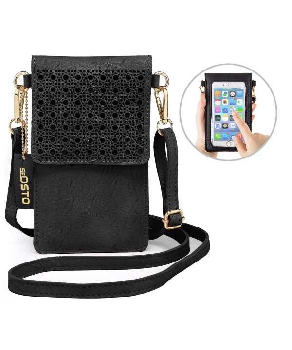 Small Crossbody Bag- Cell Phone Purse Smartphone Wallet with 2 Shoulder Strap Handbag for Women ...