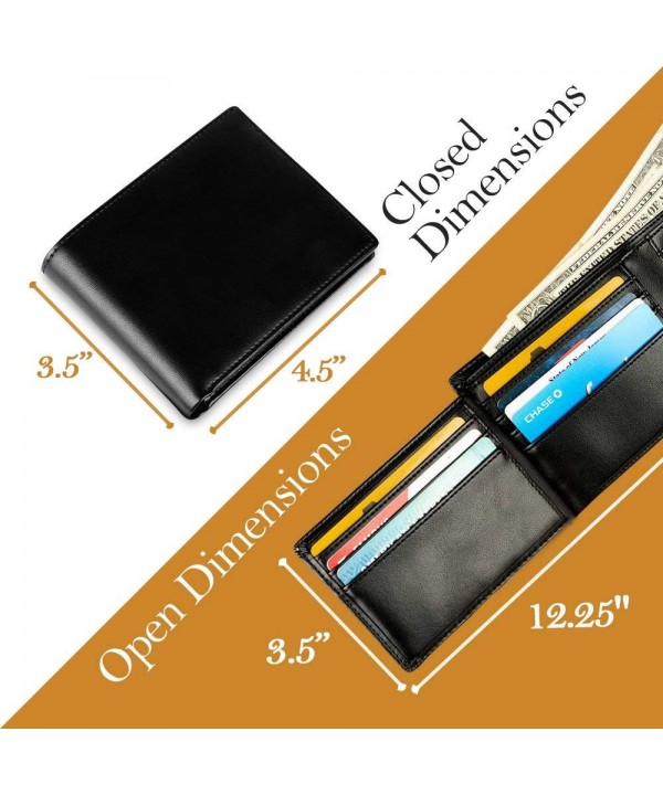 RFID Blocking Genuine Leather Tri fold - CE18EM29GZ0