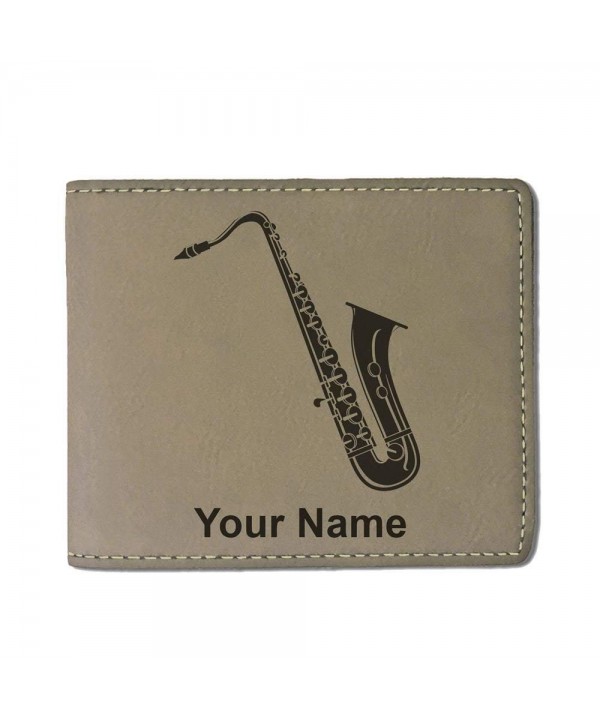 Leather Saxophone Personalized Engraving Included