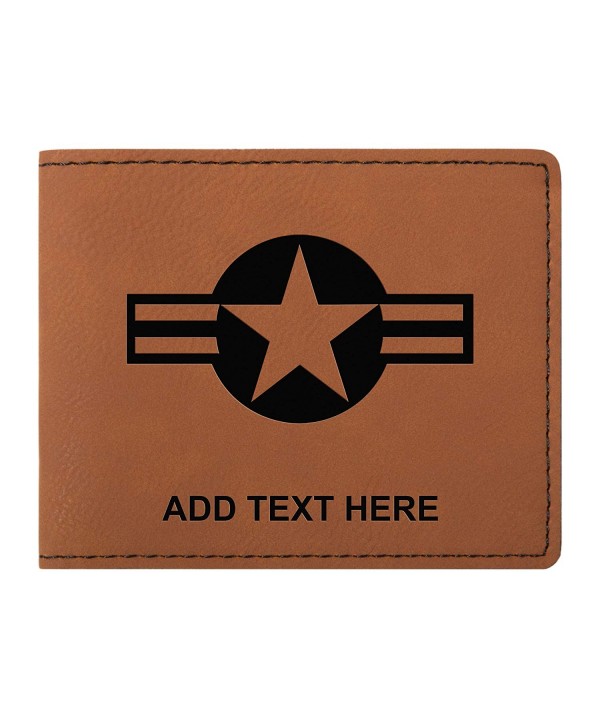 Personalized Stripes Rawhide Leather Bifold