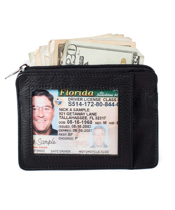 RFID Wallet Minis Women Pickpocketing - Black/Black - C012NZ1OV7B