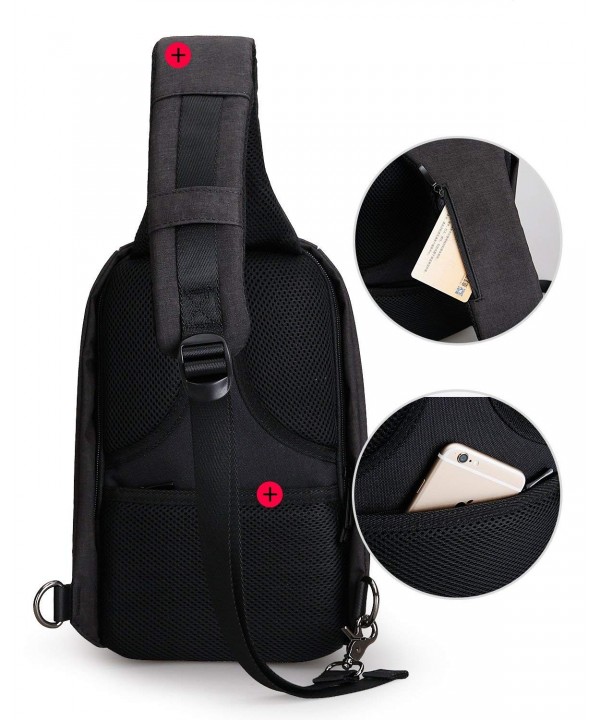 Sling Bag Shoulder Chest Cross Body Backpack Lightweight Multipurpose ...