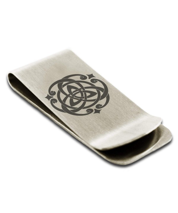 Stainless Celtic Triquetra Symbol Engraved
