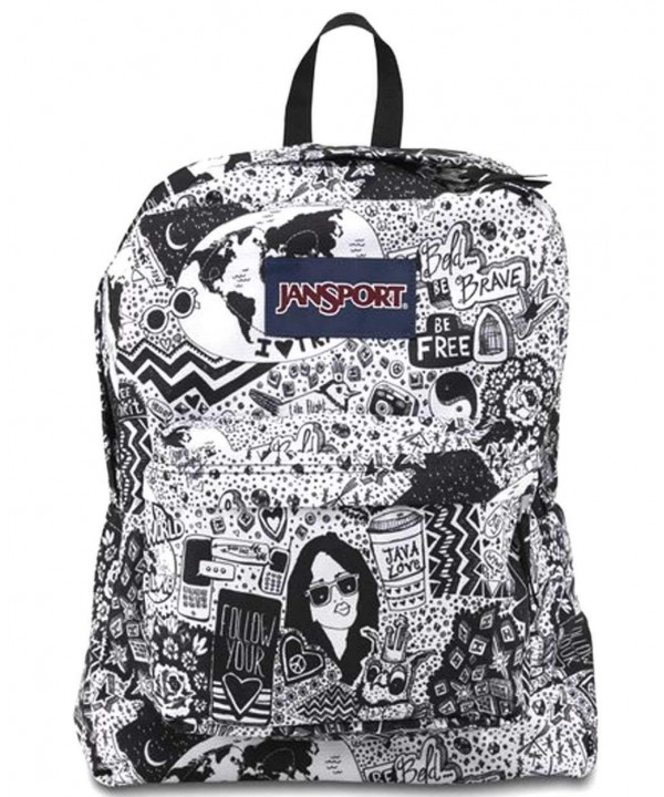 jansport superbreak backpack white