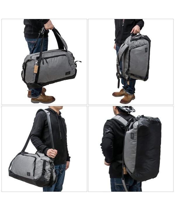 Sports Gym Bag with Shoes Compartment Travel Duffel Bag for Men and Women -  gray - CE18G3W5WEL