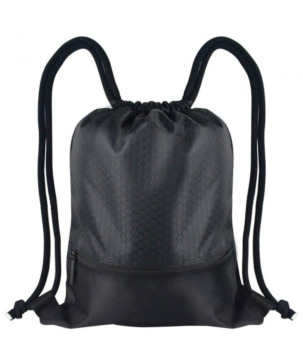 Large Drawstring Backpack- Sport Gym Sack Drawstring Backpack Bag for ...