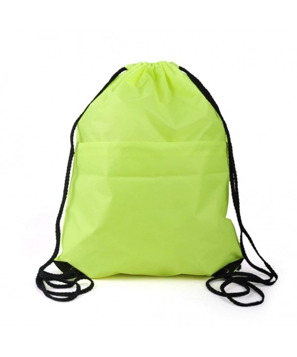 Opromo Polyester Water Repellent Drawstring PALEGREEN