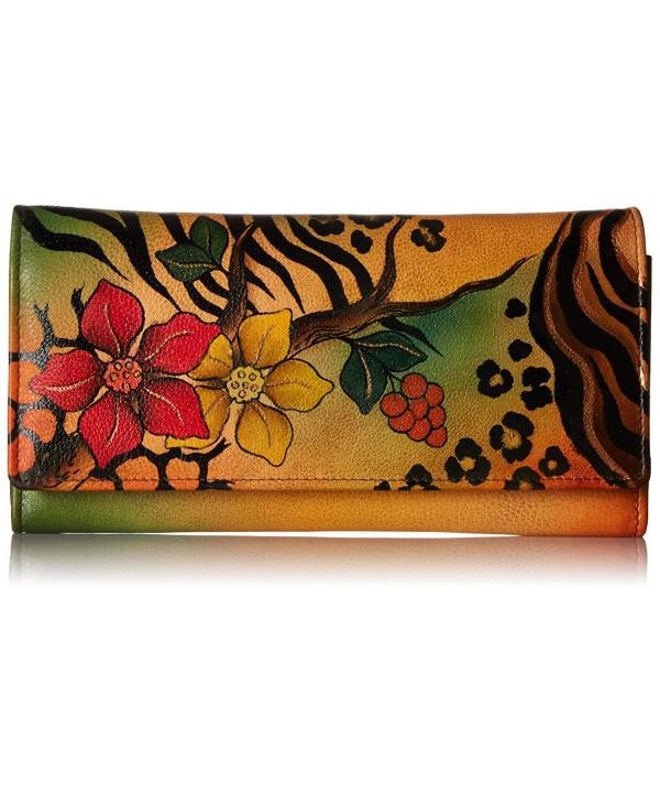Anna Anuschka Painted Leather Wallet