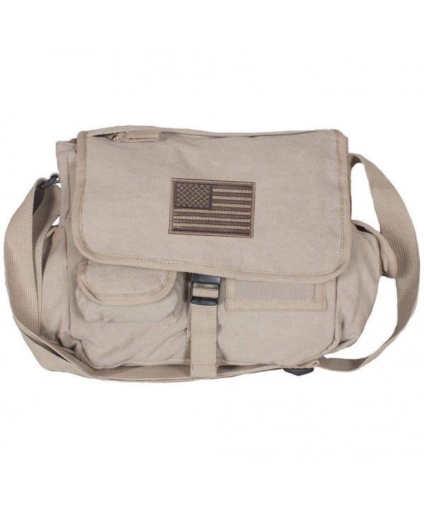 American Messenger Pockets Washed Canvas