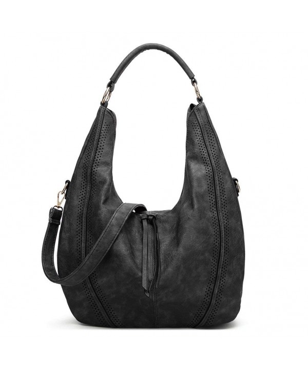 Handbags Womens leather Shoulder Shopping - Black - CN18DYTHQRN