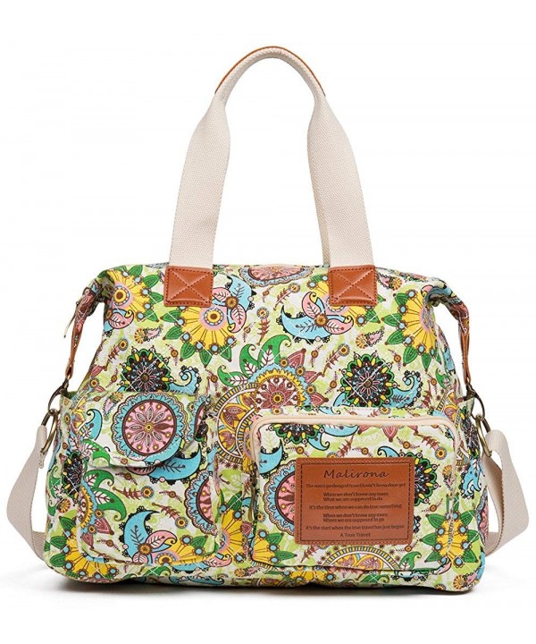 Canvas Shoulder Bag Travel Handbag Women Top Handle Satchel Crossbody ...