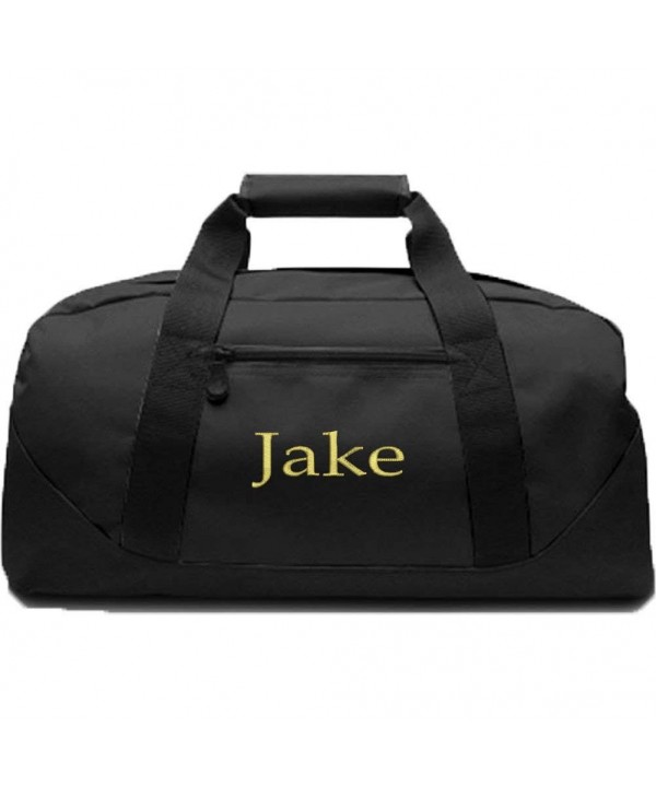 KYS Personalized Canvas Duffel Black