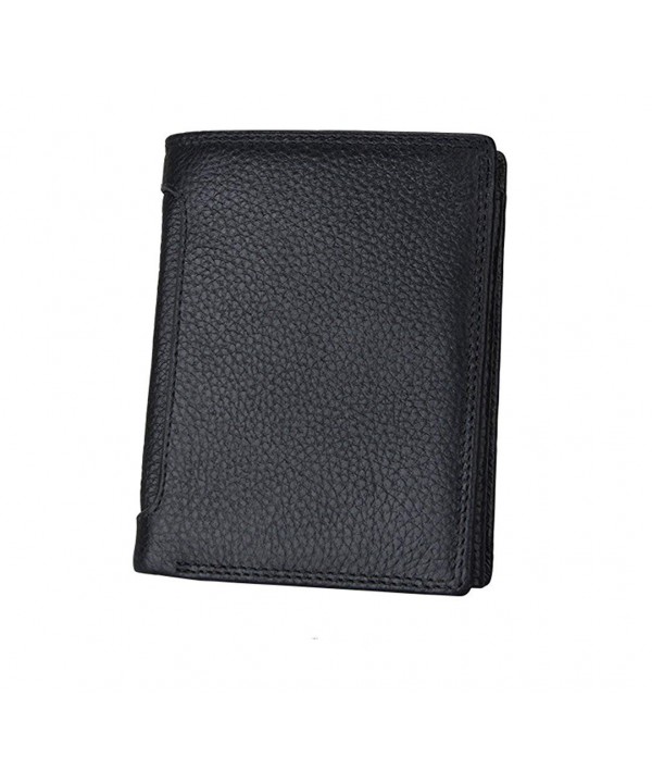 Men's Wallet- RFID Blocking Leather Wallet for Men Trifold 3 ID Windows ...