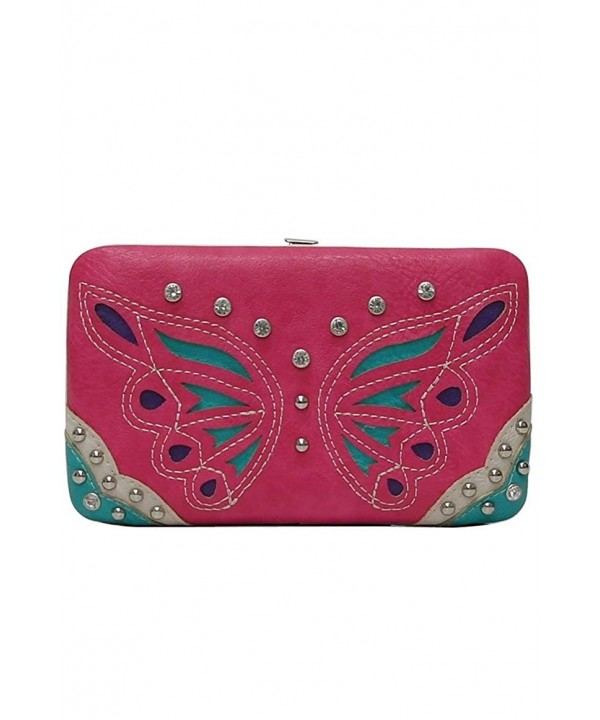 L COLETTE Butterfly embossed accented BFU23000