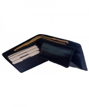 Men's Leather Bifold Credit Cards Wallet with Coin Purse 2 Bill ...