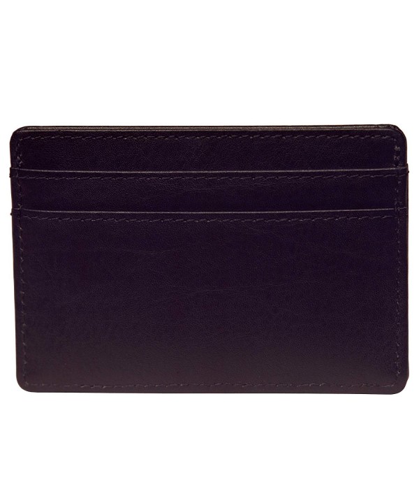 Recycled Leather Basic ID Wallet - Black - C9113MD59CD