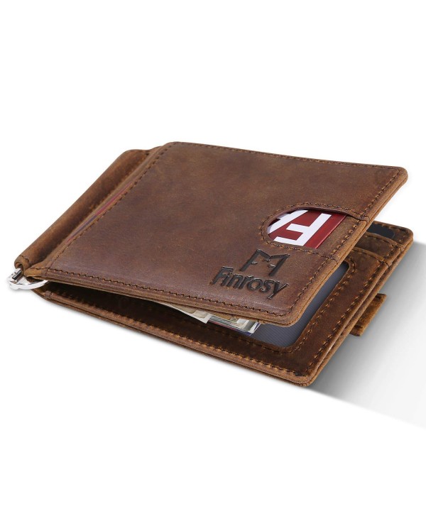 Finrosy Leather Wallet Blocking Wallets